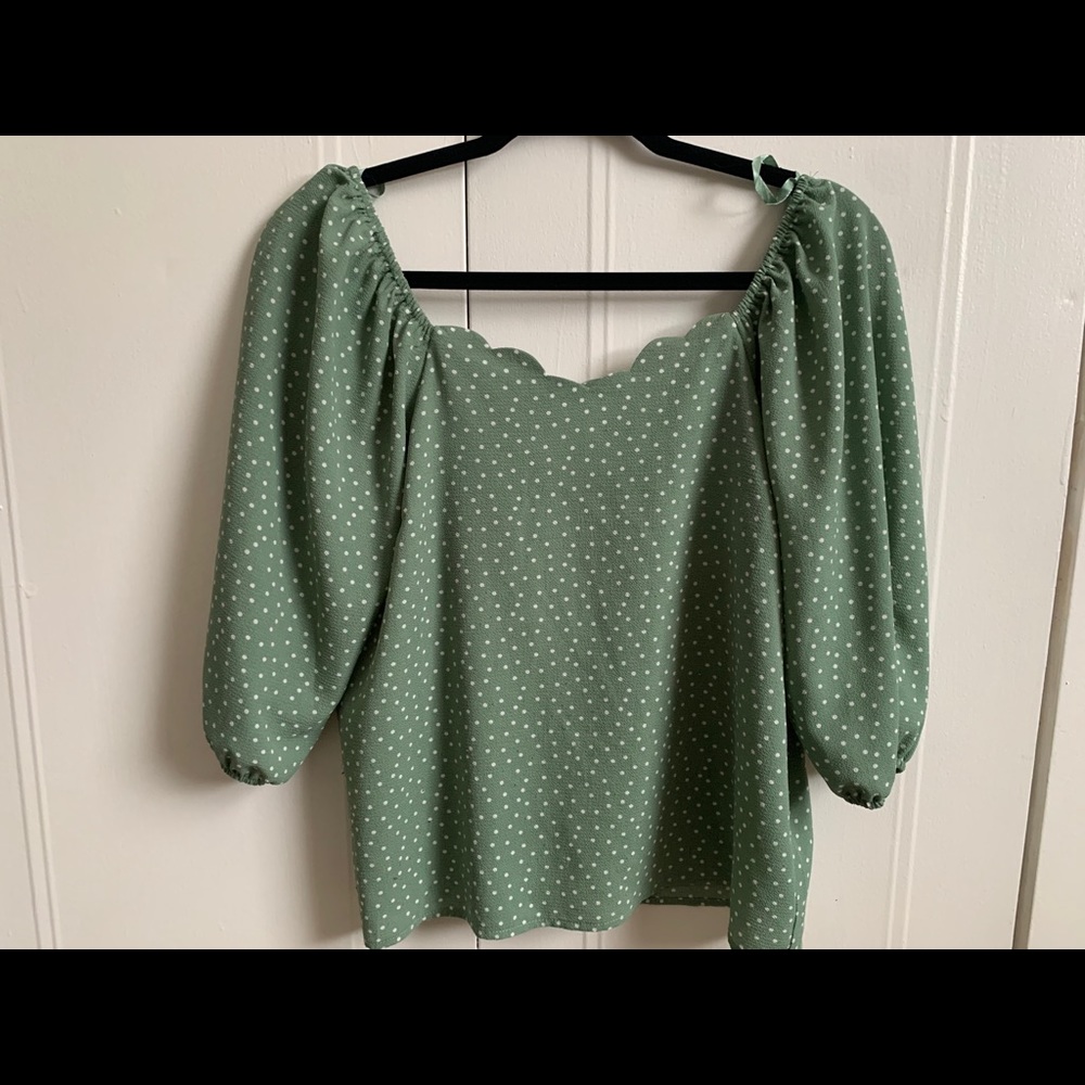 Monteau off the shoulder shirt